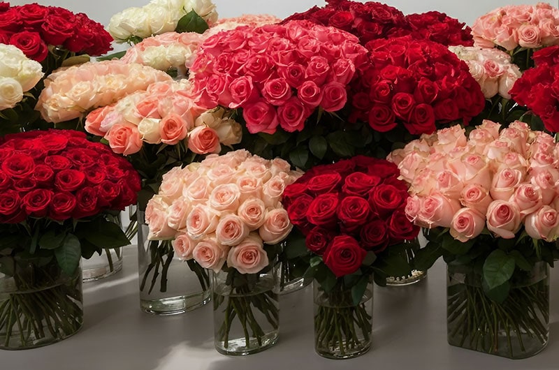 Roses, Garden Roses, Long Stem Roses, Spray Roses